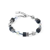 GeoCUBE® Iconic Precious Onyx Armband kristall-schwarz