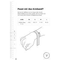 Turmalin Naturstein Perlen Armband mit Silberperle