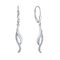 Ohrhänger 925/- Sterling Silber rhodiniert 3,9 cm...