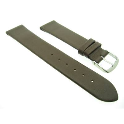 Rece Uhrenarmband Nappa Clip dunkelgrau 8 mm