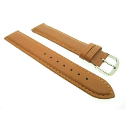 Rece Uhrenarmband Mona mittelbraun 22 mm