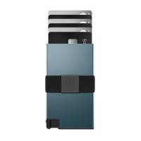 Aluminium Kartenhalter pazifikblau