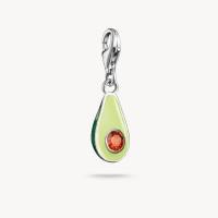 Charm-Anhänger Avocado Silber