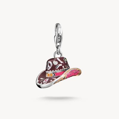 Charm-Anhänger Cowboy-Hut Silber