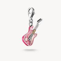 Charm-Anhänger E-Gitarre Silber