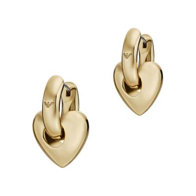 Armani Pierced Heart Ohrring
