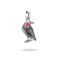 Charm-Anhänger Wednesday Krähe Zirkonia Connect...