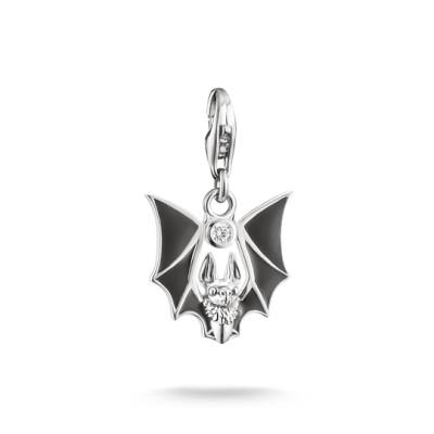 Charm-Anhänger True Romance Fledermaus Zirkonia Original Silber