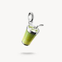 Charm-Anhänger Matcha Latte Connect Silber