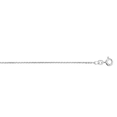 Kette Anker diamantiert 1,30 mm 925/- Silber weiß 45 cm
