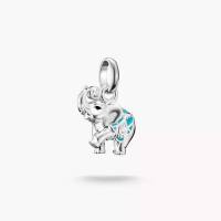 Charm-Anhänger Elefant Connect Silber
