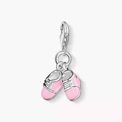 Charm-Anhänger rosa Babyschuhe