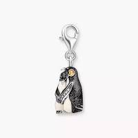 Charm-Anhänger Pinguine silber