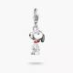 Charm-Anhänger Snoopy PEANUTS Original Silber