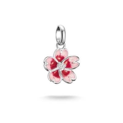 Charm-Anhänger Kirschblüte Connect Silber
