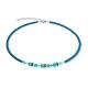 Halskette Princess Teal Glow silber