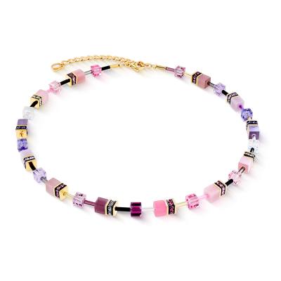 GeoCUBE® Iconic Halskette rosa-flieder