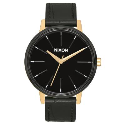 Nixon The Kensington Leather Gold/Black/White