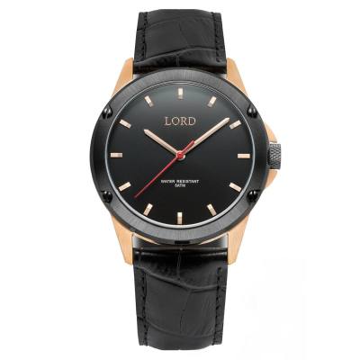 Lord Timepieces Bolt Black Rose