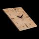 Huamet Holz-Wanduhr Alternate Eiche eckig
