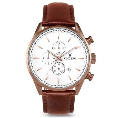 Vincero The Chrono S - Copper Cognac