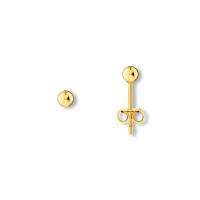 Ohrstecker Kugel O 3,0 mm 333/- Gelbgold