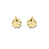 Ohrstecker Kleeblatt 333/- Gelbgold