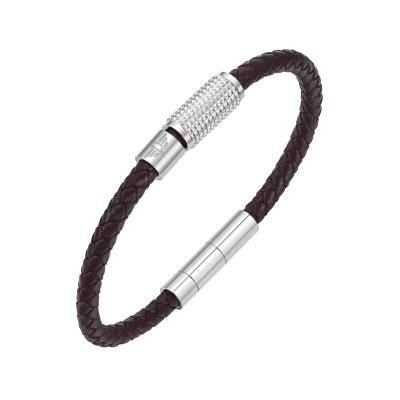 Police Urban Texture Armband braun