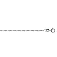 Kette Venezia rund 1,50 mm 925/- Silber rhodiniert 45 cm