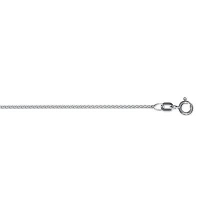 Kette Venezia rund 1,20 mm 925/- Silber weiß 36 cm