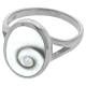 Ring 925/- Sterling Silber / Muschel