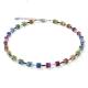 GeoCUBE® Halskette classic Polaris & Strass multicolor