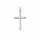 Anhänger Kreuz 925/- Silber rhodiniert