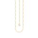 Kette 925 Sterlingsilber vergoldet Gelbgold/ Kaltemail